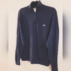 Lacoste Quarter-Zip Sweater Men's L
